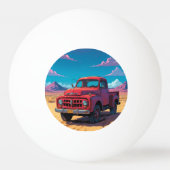 Klassieke Amerikaanse Pickup Ping Pong Bal  Pingpongbal (Voorkant)