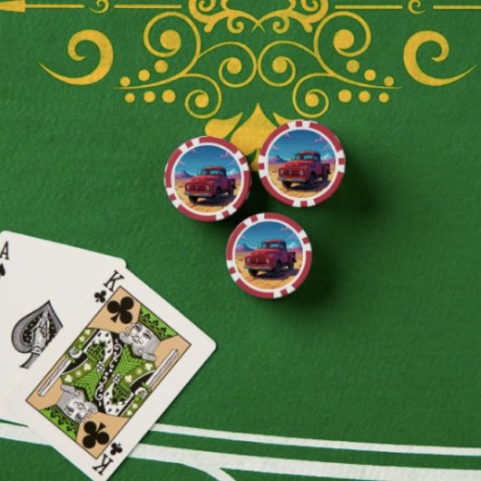 Klassieke Amerikaanse Pickup Pokerfiches Poker Chips