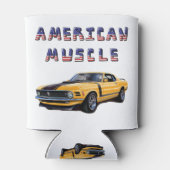 Klassieke Amerikaanse Spier Auto Mustang Boss 302 Blikjeskoeler (Achterkant)