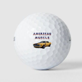 Klassieke Amerikaanse Spier Auto Mustang Boss 302 Golfballen