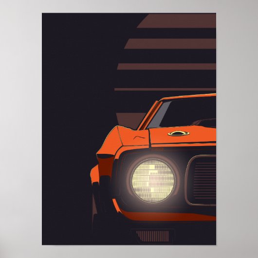 Klassieke Amerikaanse Spier Poster (Voorkant)