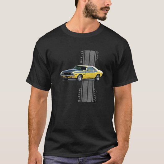 Klassieke Amerikaanse spierkraan T-shirt (Voorkant)