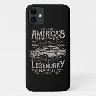 Klassieke Amerikaanse spierwagen | Hotrod's Highwa Case-Mate iPhone Case