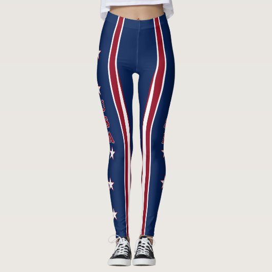 klassieke Amerikaanse stijl Leggings (Voorkant)