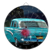 Klassieke Amerikaanse Style Automobile van 50. Dartbord (Voorkant)
