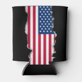 Klassieke Amerikaanse vlag Blikjeskoeler (Voorkant)