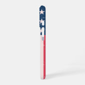 Klassieke Amerikaanse Vlag Grunge iPhone 16 Hoesje (Linkerkant)