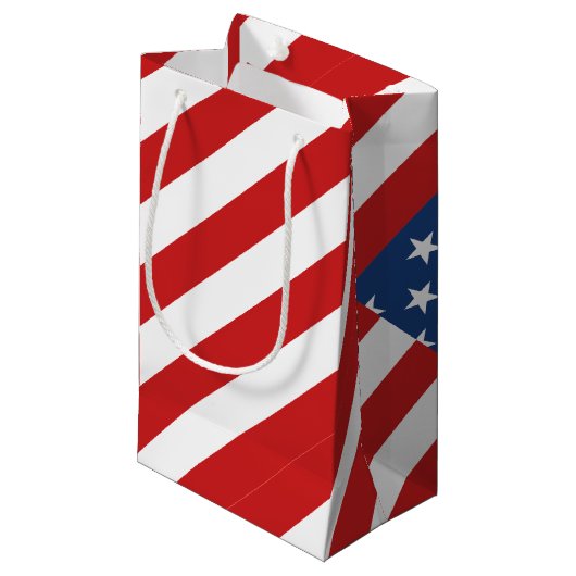 Klassieke Amerikaanse vlag Klein Cadeauzakje (Voorkant Gekanteld)