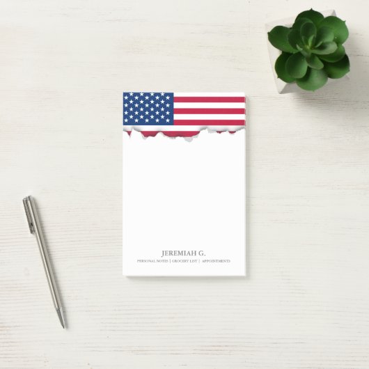 Klassieke Amerikaanse vlag Post-it® Notes (Kantoor)