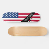 Klassieke Amerikaanse vlag Skateboard (Horizontaal)