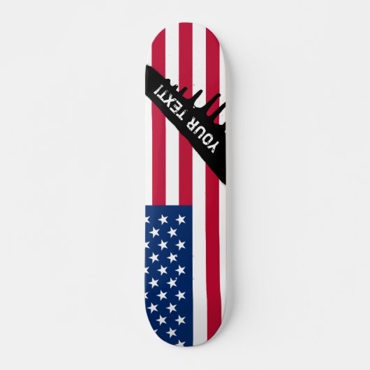 Klassieke Amerikaanse vlag Skateboard (Voorkant)