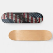 Klassieke Amerikaanse vlag Skateboard Deck (Horizontaal)