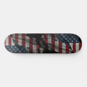 Klassieke Amerikaanse vlag Skateboard Deck (Horizontaal)