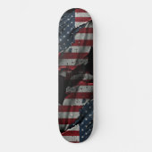 Klassieke Amerikaanse vlag Skateboard Deck (Voorkant)