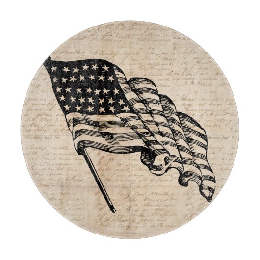 Klassieke Amerikaanse vlag Snijplank (Voorkant)