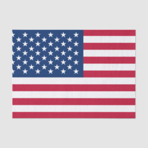 Klassieke Amerikaanse vlag Tissuepapier