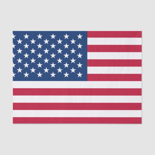 Klassieke Amerikaanse vlag Tissuepapier (Voorkant)