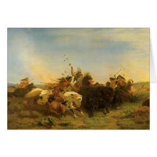 Klassieke Amerikaanse Westerse Kunst, Buffalo Jach