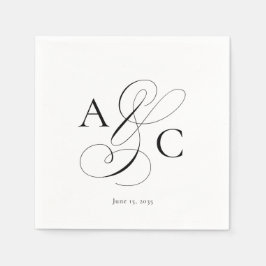 Klassieke ampersand servetten