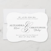 Klassieke Ampersand Uitnodigingen (Voorkant)