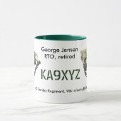 Klassieke AN/PRC-77 Militaire Draagbare Transceive Mok (Midden)