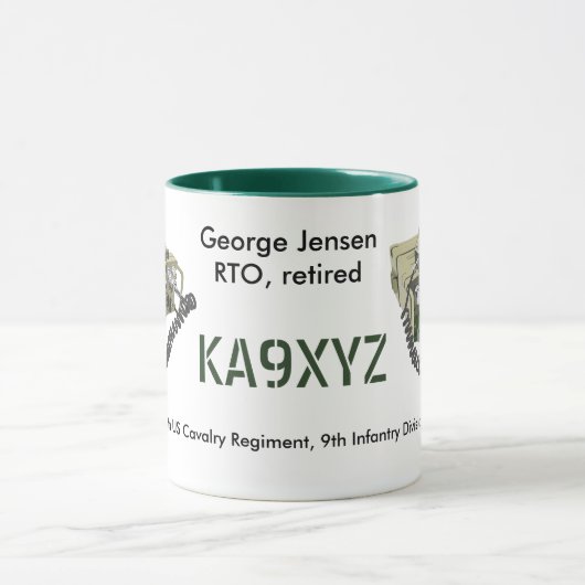 Klassieke AN/PRC-77 Militaire Draagbare Transceive Mok (Midden)