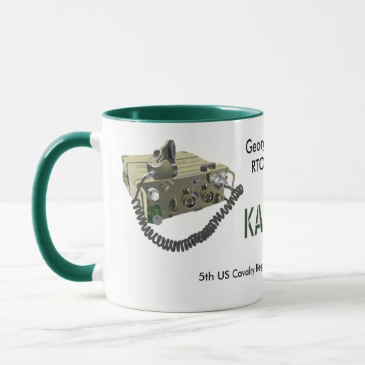 Klassieke AN/PRC-77 Militaire Draagbare Transceive Mok (Links)