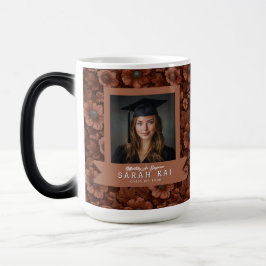 Klassieke Anemonen Bloemige Afstudeer Koffie Magische Mok