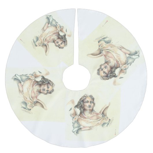 Klassieke angel boomrok kerstboom rok (Voorkant)