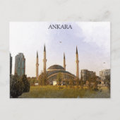 Klassieke Ankara Turkije Kocatepe Moskee Briefkaart (Voorkant)