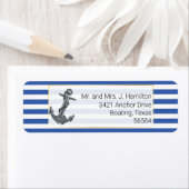 Klassieke anker Fabulous Value Epic Ocean Wedding Etiket (Insitu)