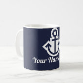 Klassieke  ankerMok Koffiemok (Voorkant links)