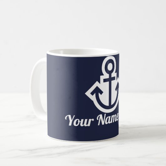 Klassieke  ankerMok Koffiemok (Voorkant links)