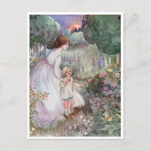Klassieke Anne Anderson Kind en Moeder Briefkaart