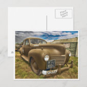 Klassieke  antiek  auto briefkaart (Voorkant / Achterkant)