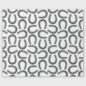 Klassieke Antiek Hoefijzers Hoefijzer KLANTKLEUR Cadeaupapier (Vlak)