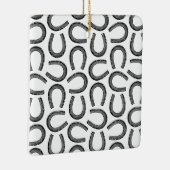 Klassieke Antiek Hoefijzers Hoefijzer KLANTKLEUR Keramisch Ornament (Rechts)