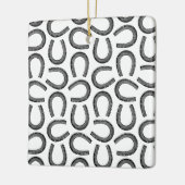 Klassieke Antiek Hoefijzers Hoefijzer KLANTKLEUR Keramisch Ornament (Links)