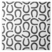 Klassieke Antiek Hoefijzers Hoefijzer KLANTKLEUR Tegeltje (Voorkant)