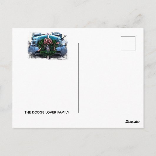 *~* Klassieke  Antiek HOLIDAY Old Retro Briefkaart (Achterkant)