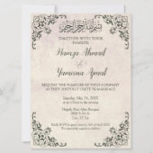 Klassieke Antiek islamitische bruiloft Kaart (Voorkant)