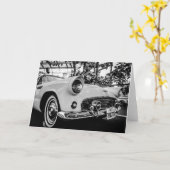 Klassieke Antiek Kaart, zwart van binnen Kaart (Gele Bloem)