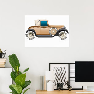 Klassieke Antieke Auto Poster