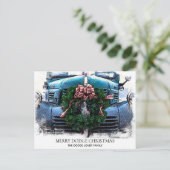 *~* Klassieke Antieke Oude Retro Vakantie Kerstmis Briefkaart (Staand voorkant)