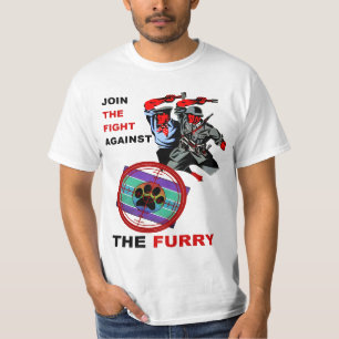 klassieke antifurry t-shirt