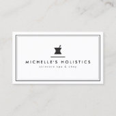 Klassieke apotheker Holistische Geneeskunde Wit Visitekaartje (Voorkant)