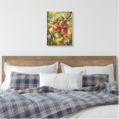 Klassieke appel stilleven canvas afdruk (Insitu (Slaapkamer))