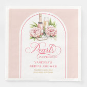 Klassieke Aquarel Blozende en Gouden Regen Servett Servet (Voorkant)