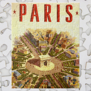 Klassieke Arc de Triomphe, Parijs, Frankrijk Reis  Legpuzzel