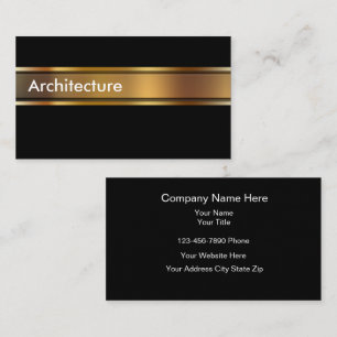 Klassieke Architect Thema Visitekaartjes